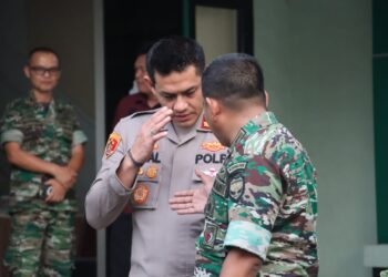Pererat Sinergitas TNI – Polri, Polres Tangsel Berkunjung Ke Kodim 0506/Tangerang