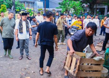 Pasca Lebaran, Pilar Lakukan Penertiban Pedagang di Area Pasar Ciputat