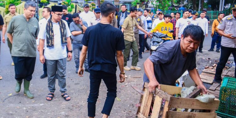Pasca Lebaran, Pilar Lakukan Penertiban Pedagang di Area Pasar Ciputat