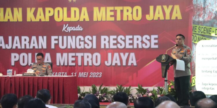 Arahan Kapolda Metro Jaya kepada Jajaran Fungsi Resese
