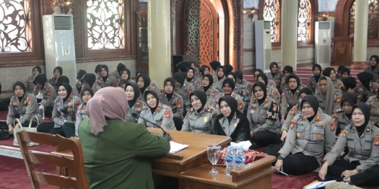 Majelis Taklim Polwan Polda Metro Jaya Tingkatkan Nilai -Nilai Rohani dan Mental.