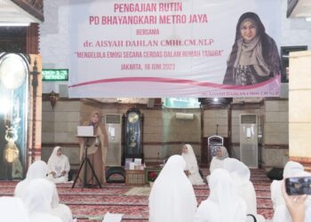 PD Bhayangkari Metro Jaya Gelar Pengajian Rutin Tingkatkan Nilai Rohani dan Mental