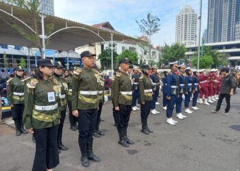 Polda Metro Memeriahkan HUT Bhayangkara ke-77 Lomba Peraturan Berbaris Kapolda Cup