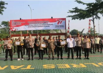 Apel Kasatkamling, Kapolres Tangsel Sampaikan Amanat Kapolri