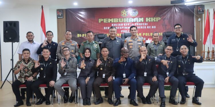 11 Serdik Sespimmen Polri Dikreg 63 Melakukan KKP di Polres Tangsel