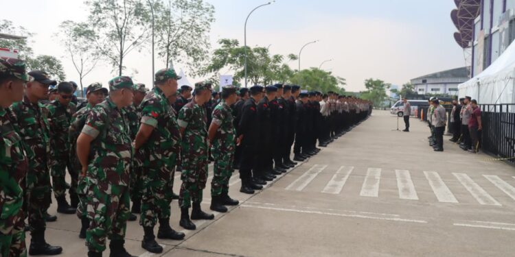 Polres Tangsel Gelar Pengamanan Petandingan Perdana BRI Liga 1 2023/2024 antara Dewa United Vs Arema F.C.