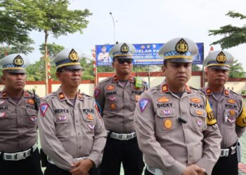 Operasi Patuh Jaya 2023, Polres Tangsel Melaksanakan Apel Gelar Pasukan Gabungan
