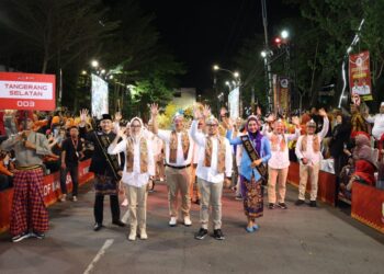 Di Karnaval Budaya Apeksi, Pilar Kenalkan Batik Khas Tangsel
