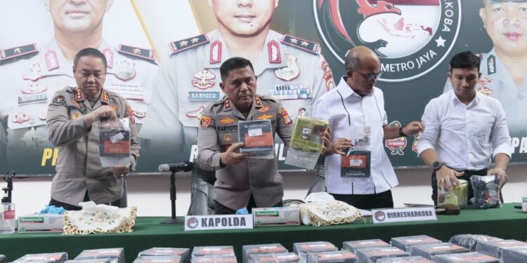 Ditresnarkoba Polda Metro Jaya Tangkap Kurir Narkoba Sabu 36 Kilogram