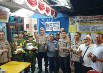 Program Halo Polisi, Dirbinmas Polda Metro Jaya, sambangi Pos Kamling RW 010 Karang Anyar, Jakarta Pusat