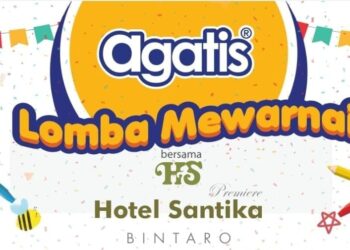 Kolaborasi dengan Agatis, Hotel Santika Premiere Bintaro Gelar Lomba Mewarnai