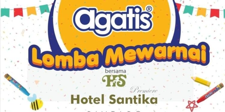 Kolaborasi dengan Agatis, Hotel Santika Premiere Bintaro Gelar Lomba Mewarnai