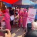Ibu-ibu Bhayangkari Sambangi Lokasi Penampungan Pengungsi Korban Kebakaran di Penjaringan Jakut
