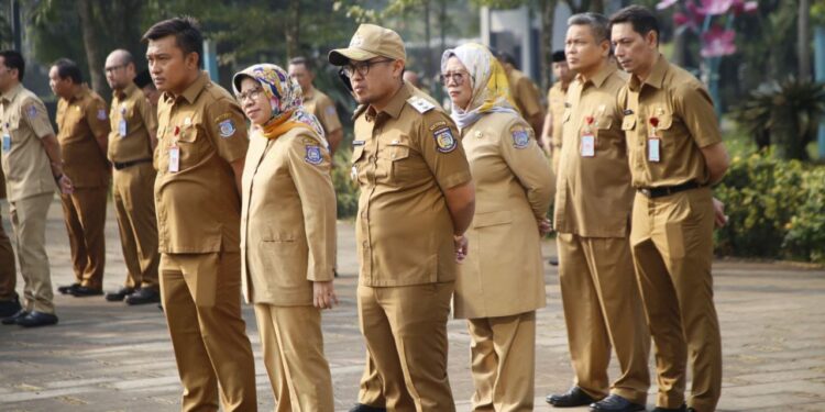 Pimpin Apel, Benyamin Tegaskan Beri Sanksi bagi Aparatur yang Tidak Disiplin