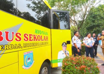 Siap Difungsikan Antar Jemput Sekolah, Pilar Pastikan Kesiapan Bus Trans Anggrek
