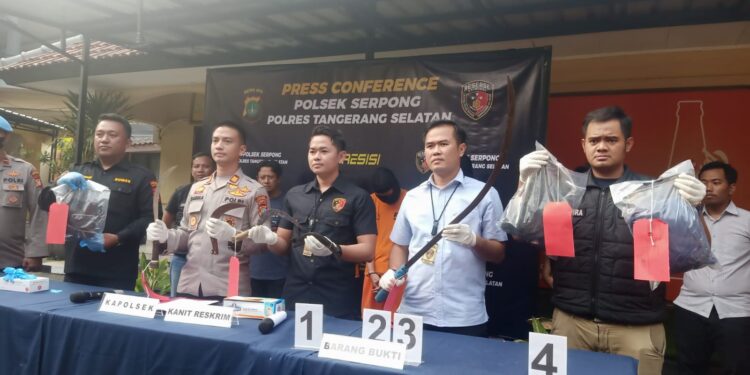 Unit Reskrim polsek serpong berhasil Menangkap Pelaku Tawuran Di Jalan Raya Ciater