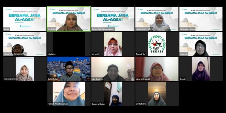“Bersama Jaga Al-Aqsa” Memperingati 54 Tahun Tragedi Pembakaran Masjid Al- Aqsa