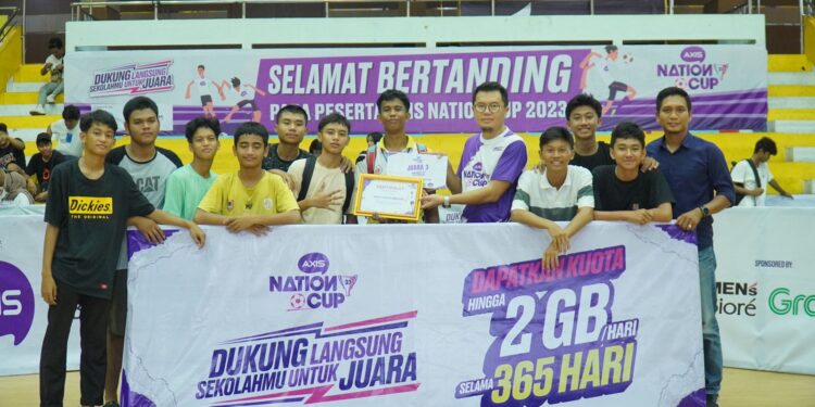 SMKN 1 Balikpapan Raih Tiket Grand Final Turnamen Futsal Pelajar AXIS Nation Cup 2023 Setelah Sisihkan 160 Sekolah