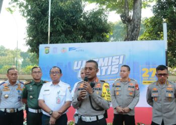 Dalam Rangka Operasi Zebra Jaya 2023 Polda Metro Jaya Gelar Uji Emisi Gratis
