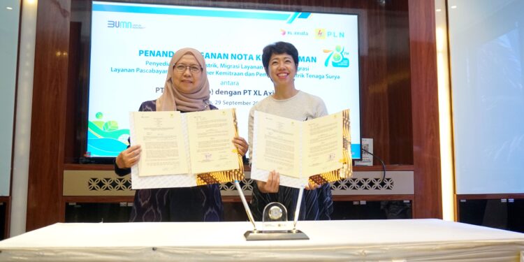Tingkatkan Sinergi Bisnis, XL Axiata – PLN Kolaborasi Integrasi Produk dan Gali Potensi Bisnis