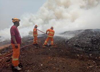 Pj. Gubernur Banten Al Muktabar Dukung Penuh Penanganan Kebakaran TPSA Rawa Kucing