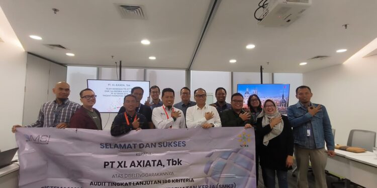 XL Axiata Raih Bendera Emas dari Kemenaker RI, Siap Tangani Proyek Beresiko Tinggi