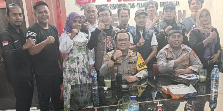 Paseba Tangerang Utara Bersama AMPP Paseba Silaturahmi dengan Polsek Sepatan