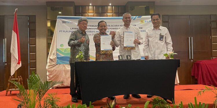 PT. Indah Kiat Pulp & Paper Tandatangani Perjanjian Pembelian Captive Power PLN UID Banten