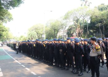 1.318 Personel Polisi Amankan Penetapan Capres-Cawapres Hari Ini
