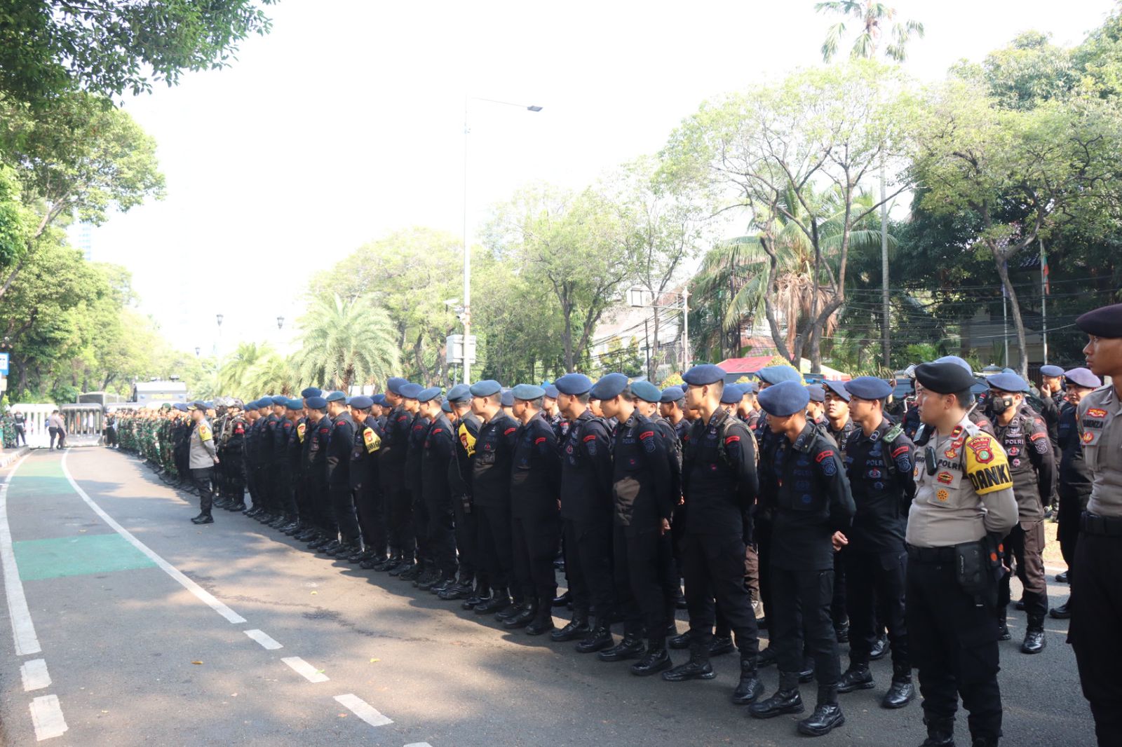 1.318 Personel Polisi Amankan Penetapan Capres-Cawapres Hari Ini