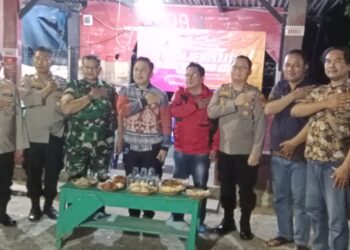Polres Jaksel Cangkrukan Bareng Warga Jamin Keamanan Jelang Nataru