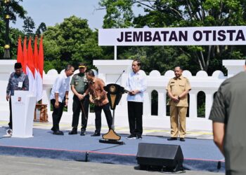 Presiden Jokowi Resmikan Jembatan Otto Iskandar Dinata Bogor
