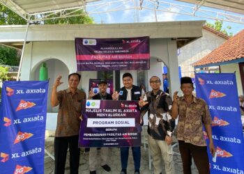 Karyawan XL Axiata Bangun Sarana Air Bersih di Brebes
