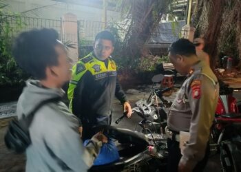 Polsek Cisauk Gelar Operasi Kejahatan Jalanan di Malam Hari