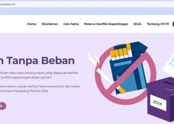 Memilih Pemimpin Tanpa Beban Kepentingan: Website pilihantanpabeban.id Membantu Pemilih Muda Menentukan Pilihan Tanpa Kepentingan Industri Rokok