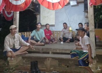 Cooling System, Bhabinkamtibmas Aiptu Sakbani Sambangi Pos Kamling