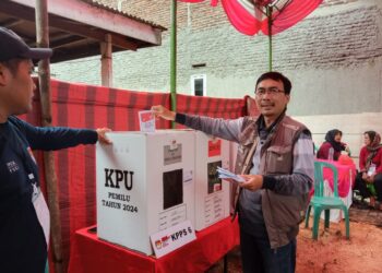 Sekretaris ABCenter Tangerang Nyoblos di TPS 24 Mekarjaya Sepatan