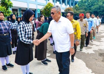 Benyamin Davnie Buka Pendidikan dan Pelatihan Paskibra di SMAN 12 Tangsel