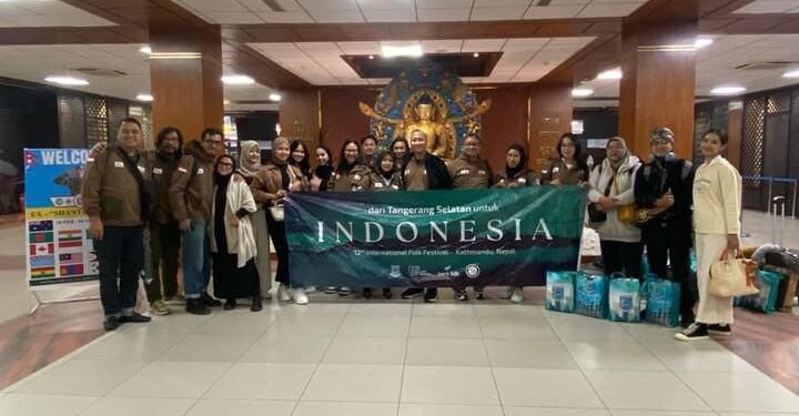 Membanggakan, Delegasi Tangsel Jadi Perwakilan Indonesia di Ajang International Folk Festival 2024 di Nepal