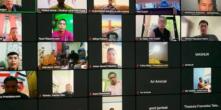 Antusiasme Jurnalis Muda Papua Tengah dan Riau Ikuti Pra-UKW PWI Pusat