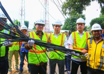 Tindak Tegas, Pilar Gunting Kabel Fiber Optik yang Semrawut