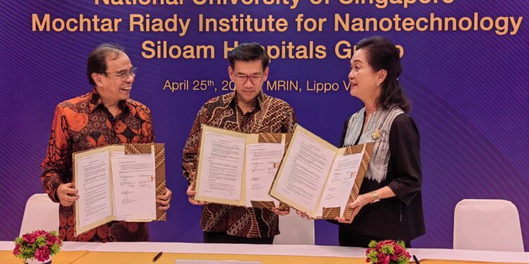 Kolaborasi Grup RS Siloam, NUS Yong Loo Lin School of Medicine, dan Mochtar Riady Institute for Nanotechnology untuk Memajukan Penelitian Kardiovaskular di Indonesia