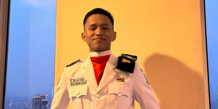Sultan Fahmi, Siswa MA Soebono Mantofani Tangsel Terpilih Menjadi Danton Paskibra di Upacara Hardiknas 2024
