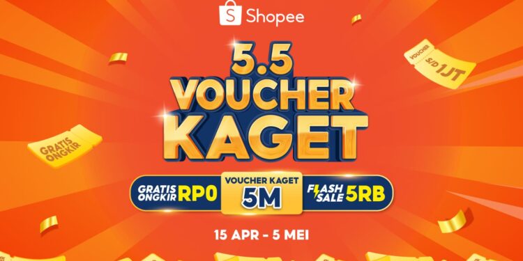 Nikmati Satu Hari Penuh Kejutan di Hari Puncak 5.5 Voucher Kaget dengan Kisi-Kisi dari Shopee!