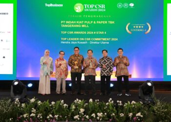 8 Unit Usaha APP Group Raih Penghargaan Tertinggi TOP CSR Awards 2024