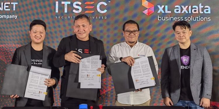 Perkuat Solusi Keamanan Siber, XL Axiata Dukung Kolaborasi ITSEC Asia – DEFEND IT360 Luncurkan Solusi “IntelliBroń”