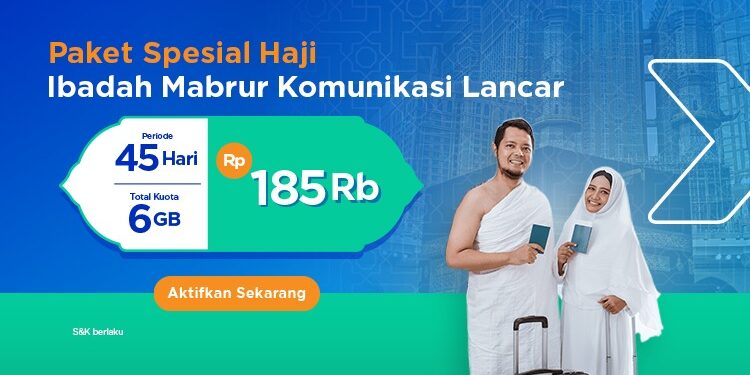 Lancar Berkomunikasi di Tanah SuciXL Axiata Luncurkan Kartu Perdana Khusus Haji Rp 345 Ribu Kuota 20GB
