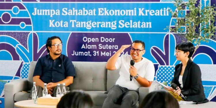 Kumpul Bersama Pelaku Ekraf, Pilar Ajak Kolaborasi Bangun Tangsel