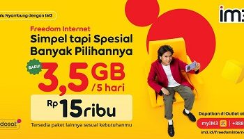 IM3 Freedom Internet Kini Lebih Spesial dengan Kuota Harian, Simpel Kuota dan Banyak Pilihan untuk Pelanggan