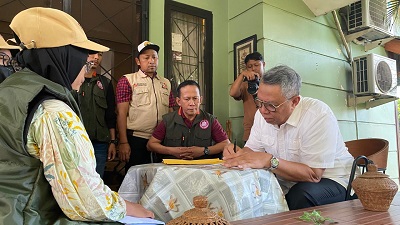 Ikut Coklit Pilkada 2024, Benyamin Davnie Ajak Warga Siapkan Data Diri